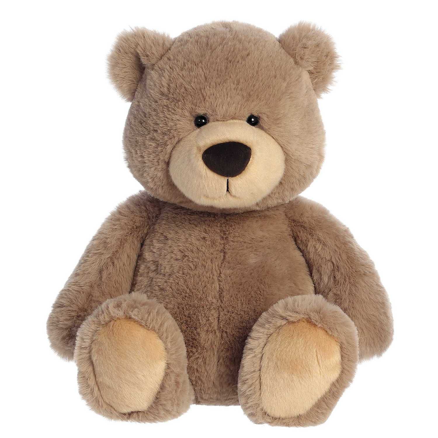 Aurora Large Brown Bear 14" Bumbles Bear Snuggly Stuffed Animal