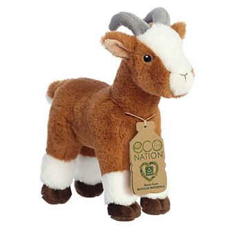 Aurora Medium Brown Eco Nation 10.5" Goat Eco-Friendly Stuffed Animal