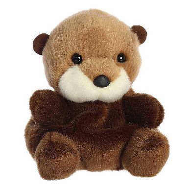 Aurora Mini Brown Palm Pals 5" Selena Sea Otter Adorable Stuffed Animal