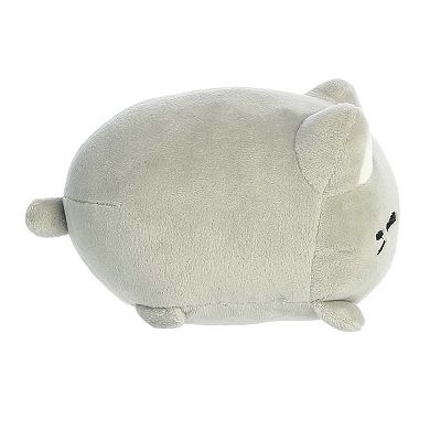 Aurora Small Grey Tasty Peach 7" Earl Grey Tea Meowchi Enchanting Stuffed Animal