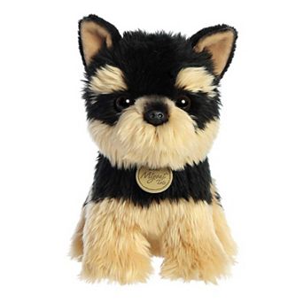 Aurora Small Brown Miyoni Tots 9" Yorkie Pup Adorable Stuffed Animal