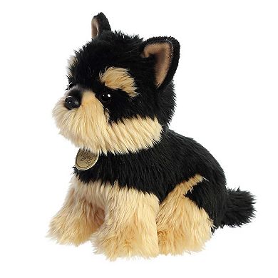 Aurora Small Brown Miyoni Tots 9" Yorkie Pup Adorable Stuffed Animal