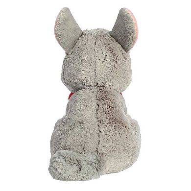 Aurora Small Grey Valentine JUST SAYIN' 9" Cuddle & Chinchill Chinchilla Heartwarming Stuffed Animal
