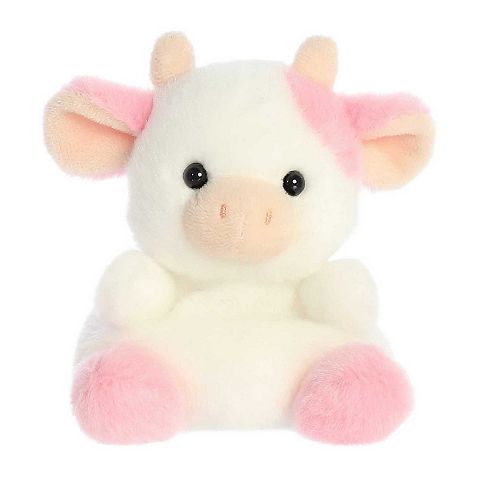 Детские мягкие игрушки Aurora Mini Pink Palm Pals 5" Belle Strawberry Cow Adorable Stuffed Animal