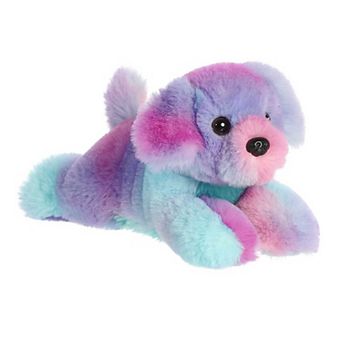 Aurora Small Purple Mini Flopsie 8" Rainbow Puppy Adorable Stuffed Animal