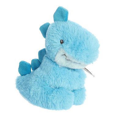 Ebba Small Blue Eco Ebba 5.5" Sydney Stego Rattle Baby Stuffed Animal