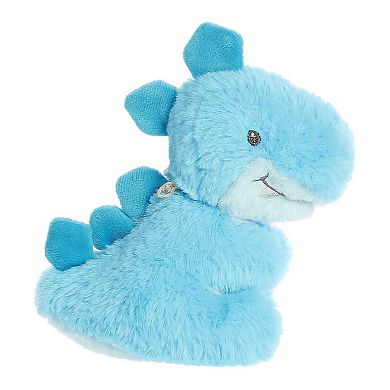 Ebba Small Blue Eco Ebba 5.5" Sydney Stego Rattle Baby Stuffed Animal