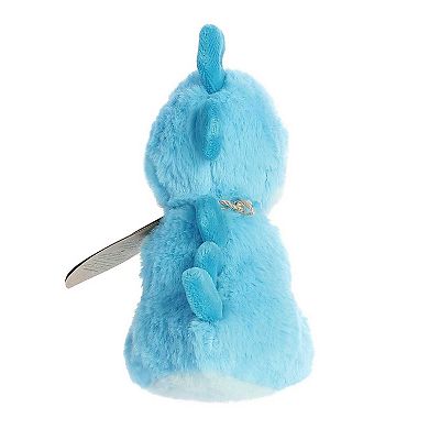 Ebba Small Blue Eco Ebba 5.5" Sydney Stego Rattle Baby Stuffed Animal