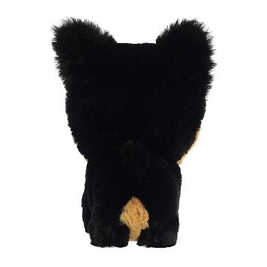 Aurora Small Black Teddy Pets 7" Yorkie Playful Stuffed Animal