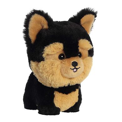 Aurora Small Black Teddy Pets 7" Yorkie Playful Stuffed Animal