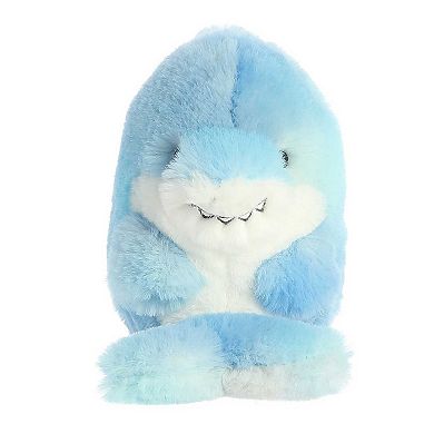 Aurora Mini Blue Rolly Pet 5" Sutton Shark Round Stuffed Animal