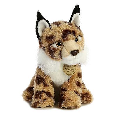 Aurora Medium Brown Miyoni Tots 10" Lynx Adorable Stuffed Animal