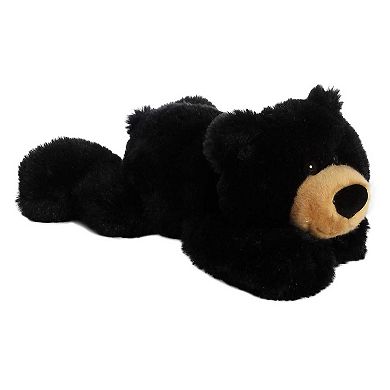 Aurora Medium Black Bear 12" Hugga-Wug Bear Snuggly Stuffed Animal