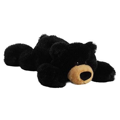 Aurora Medium Black Bear 12" Hugga-Wug Bear Snuggly Stuffed Animal