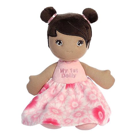 Детские мягкие игрушки ebba Medium Pink Dolls 12" First Doll Playful Baby Stuffed Animal