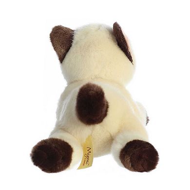 Aurora Small Brown Miyoni 8" Siamese Cat Adorable Stuffed Animal