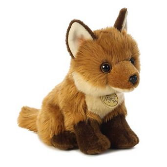 Aurora Small Brown Miyoni Tots 9" Fox Kit Adorable Stuffed Animal