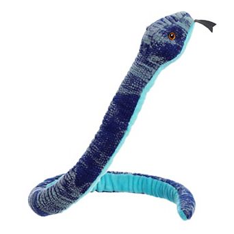 Aurora X-Large Blue Snake 50" Blue Tree Snake Realistic Stuffed Animal