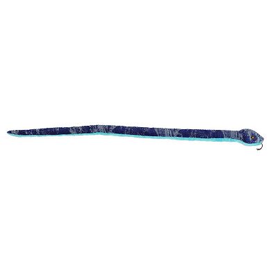 Aurora X-Large Blue Snake 50" Blue Tree Snake Realistic Stuffed Animal