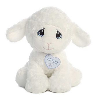 Aurora Medium White Precious Moments 12" Luffie Lamb Inspirational Stuffed Animal