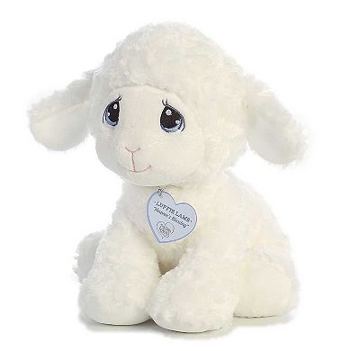 Aurora Medium White Precious Moments 12" Luffie Lamb Inspirational Stuffed Animal