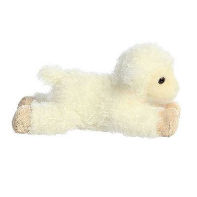 Aurora Small White Mini Flopsie 8" Luna Lamb Adorable Stuffed Animal