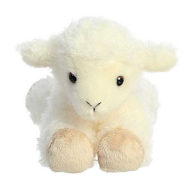 Aurora Small White Mini Flopsie 8" Luna Lamb Adorable Stuffed Animal