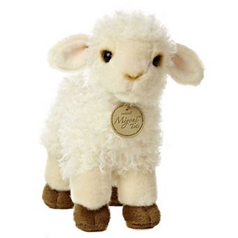 Aurora Small White Miyoni Tots 7" Baby Lamb Adorable Stuffed Animal