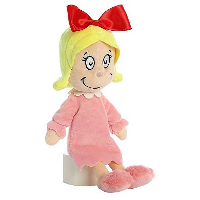Aurora Medium Multicolor Dr. Seuss 12" Cindy Lou Who Whimsical Stuffed Animal