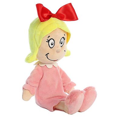 Aurora Medium Multicolor Dr. Seuss 12" Cindy Lou Who Whimsical Stuffed Animal
