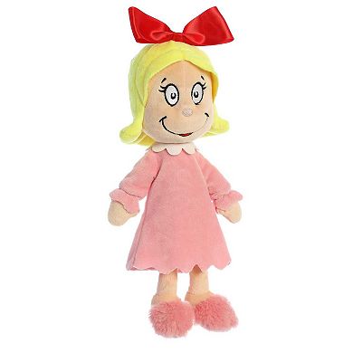 Aurora Medium Multicolor Dr. Seuss 12" Cindy Lou Who Whimsical Stuffed Animal