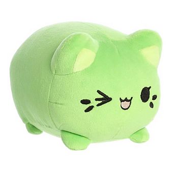 Aurora Small Green Tasty Peach 7" Pistachio Meowchi Enchanting Stuffed Animal