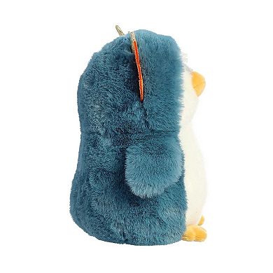 Aurora Small Blue PomPom Penguin 7" Dragon Playful Stuffed Animal