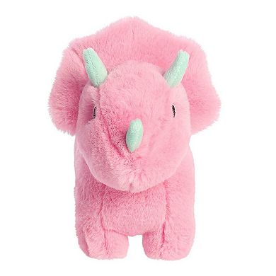 Aurora Small Pink Eco Nation 8" Trix Triceratops Eco-Friendly Stuffed Animal