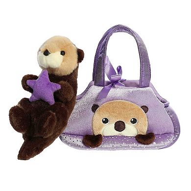 Aurora Small Brown Fancy Pals 7" Peek-A-Boo Otter Fashionable Stuffed Animal