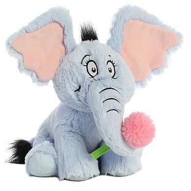 Aurora Medium Blue Dr. Seuss 12" Horton Whimsical Stuffed Animal