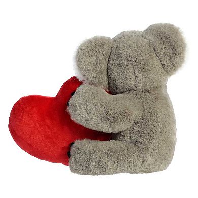 Aurora Small Grey Valentine JUST SAYIN' 9" Koalified To Be Mine Heartwarming Stuffed Animal