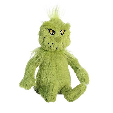 Aurora Small Green Dr. Seuss Shoulderkin 7" Grinch Whimsical Stuffed Animal