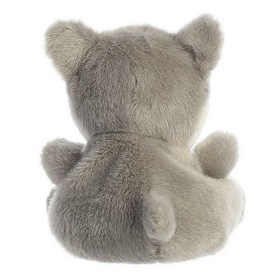 Aurora Mini Gray Palm Pals 5" Busky Husky Adorable Stuffed Animal