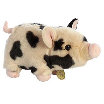 Aurora Medium Pink Miyoni Tots 11" Pot-bellied Piglet Spotted Adorable Stuffed Animal