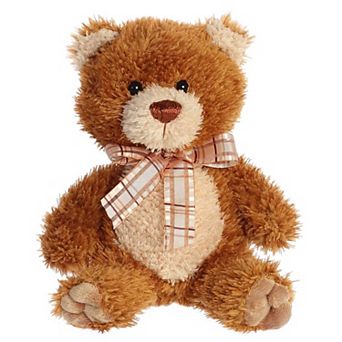 Aurora Small Brown Bear 8" Brown Sugar Snuggly Stuffed Animal