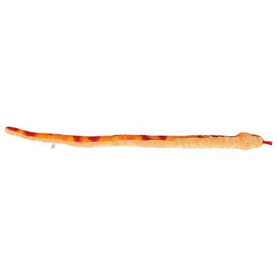 Aurora X-Large Orange Snake 50" Corn Snake Realistic Stuffed Animal