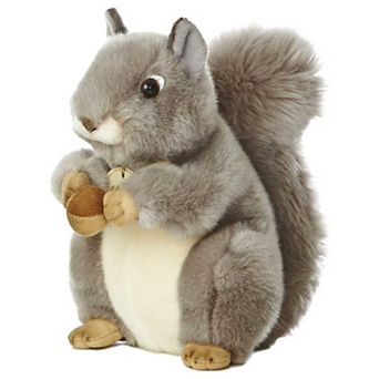 Aurora Medium Grey Miyoni 10" Grey Squirrel Adorable Stuffed Animal
