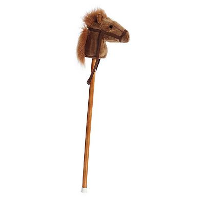 Aurora X-Large Brown Giddy-Up Friends 37" Brown Pony Rideable Stuffed ...