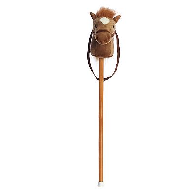 Aurora X-Large Brown Giddy-Up Friends 37" Brown Pony Rideable Stuffed ...