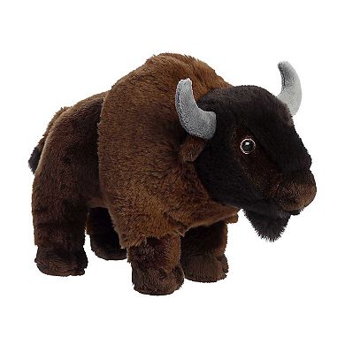 Aurora Small Brown Eco Nation 9" Bison Eco-Friendly Stuffed Animal