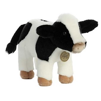 Aurora Medium White Miyoni Tots 11" Holstein Calf Adorable Stuffed Animal