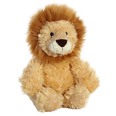 Aurora Medium Brown Tubbie Wubbies 12" Lion Snuggly Stuffed Animal