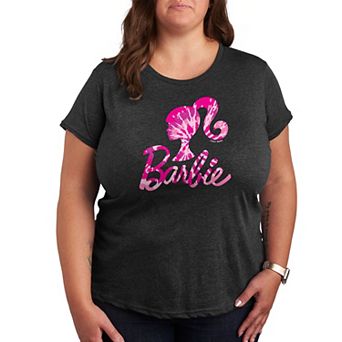 Plus Barbie® Logo Tie Dye Graphic Tee