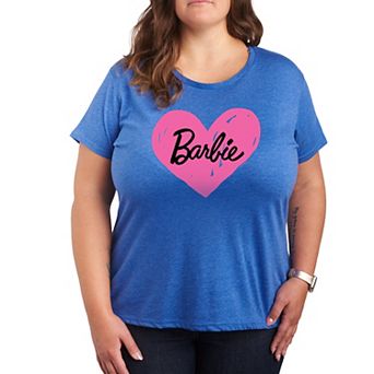 Plus Barbie® Hand Painted Heart Logo Graphic Tee